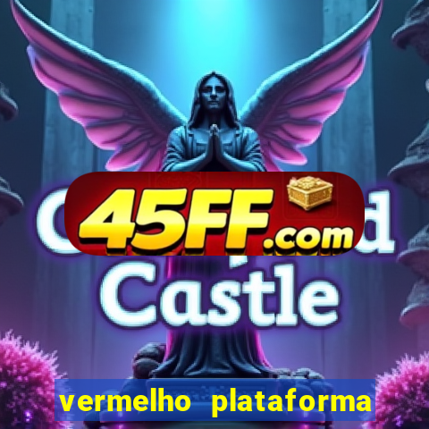 vermelho plataforma de jogos